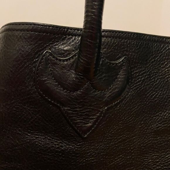 Chrome Hearts Large leather Fleur handbag EUC - Picture 6 of 10